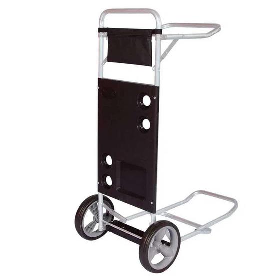Carrinho Praia Alumínio com Avanço Preto 002596 MOR Menor preço em Carrinho Praia Alumínio com Avanço Preto 002596 MOR