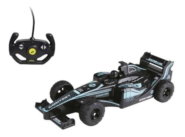 Imagem de Carrinho Racing Controle Remoto Sem Fio Formula 1 Azul