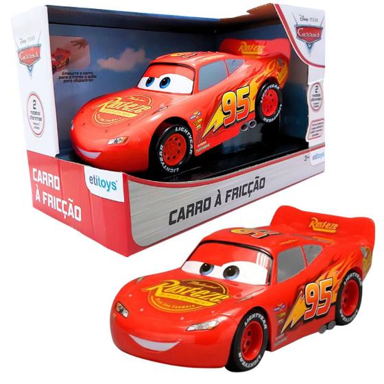 Imagem de Carrinho Relâmpago McQueen De Fricção Carros Disney Pixar