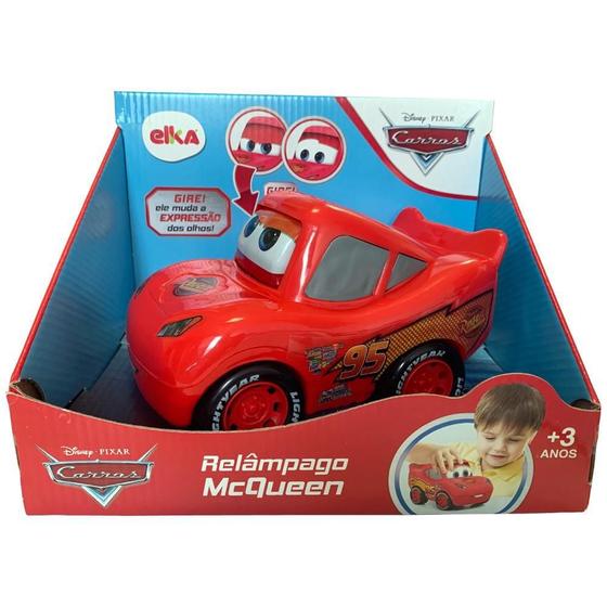 Imagem de Carrinho Relâmpago Mcqueen Muda Expressão Disney Elka