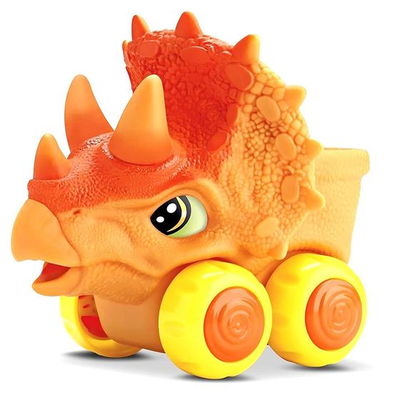 Imagem de Carrinho Réptil Triceratops Roda Livre Brinquedo de Banho para Bebês Bambola