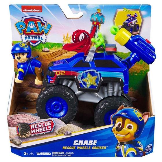 Imagem de Carrinho Rescue Wheels Chase com Boneco - Patrulha Canina