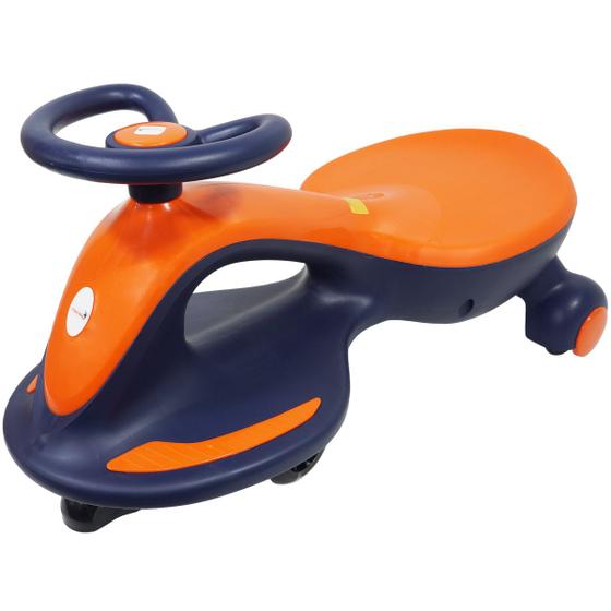 Imagem de Carrinho Rolimã Car com Giro Elétrico Infantil Brinquedo Criança Bateria 6V Brinqway BW-188 Laranja