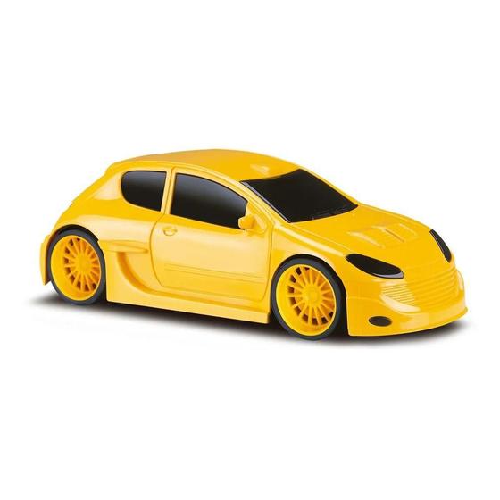 Imagem de Carrinho Speedy Car Amarelo com Fricção 6500 - Silmar