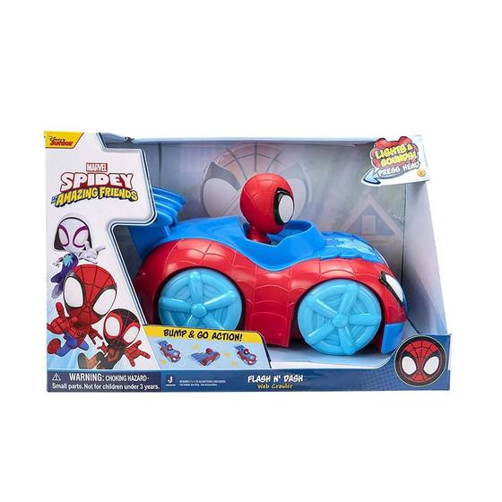 Imagem de Carrinho Spidey com Luz e Som 20cm 3537 - Sunny Brinquedos