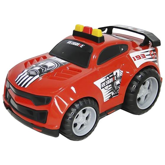 Imagem de Carrinho Split Car Policia Miniatura 17 Cm Na Solapa - Bs Toys