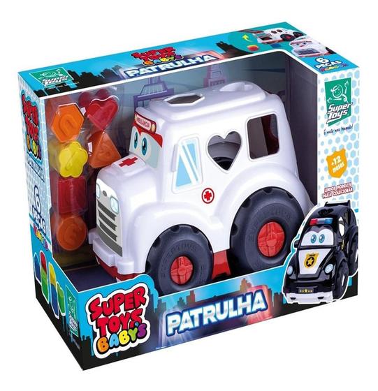 Imagem de Carrinho Supertoysbabys Patrulha Ambulância - Super Toys 502