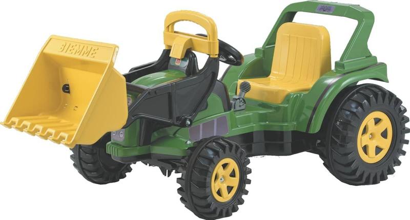 Imagem de Carrinho Trator Elétrico Infantil João Boss 12V Biemme Com Pá