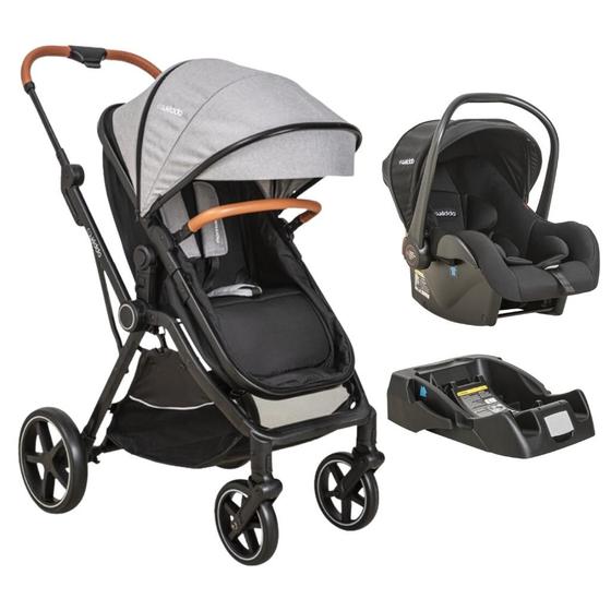 Imagem de Carrinho Travel System Nomad Grafite com Base - Kiddo