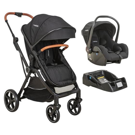 Imagem de Carrinho Travel System Nomad Preto com Base - Kiddo