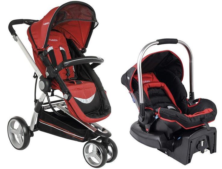Carrinho travel system tricíclo e bebe conforto com base compass ii vermelho kiddo Menor preço em Carrinho travel system tricíclo e bebe conforto com base compass ii vermelho kiddo