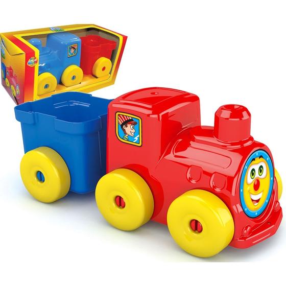 Imagem de Carrinho Trenzinho Trem Brinquedo Educativo Infantil