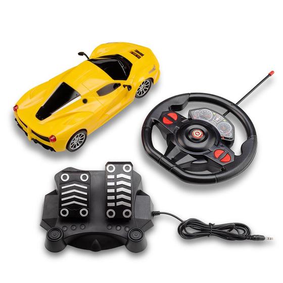 Imagem de Carrinhos Controle Remoto Racing Control Speed X Amarelo