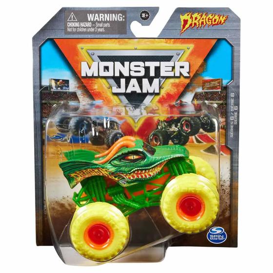 Imagem de Carro Caminhão Monster Jam 1/64 Dragon Multicolorido