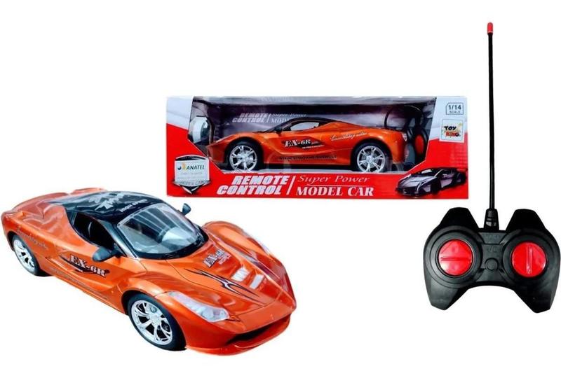 Imagem de Carro Carrinho Controle Remoto Total Super Power - Brinquedo(Laranjal)