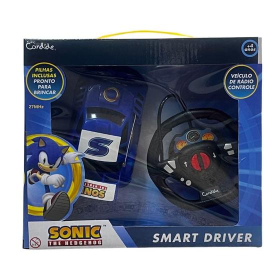 Imagem de Carro Controle Remoto 3 Funções Sonic Smart Driver - Candide