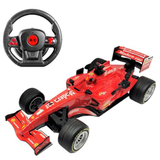 Imagem de Carro Controle Remoto Volante Super Racing Corrida Fórmula 1