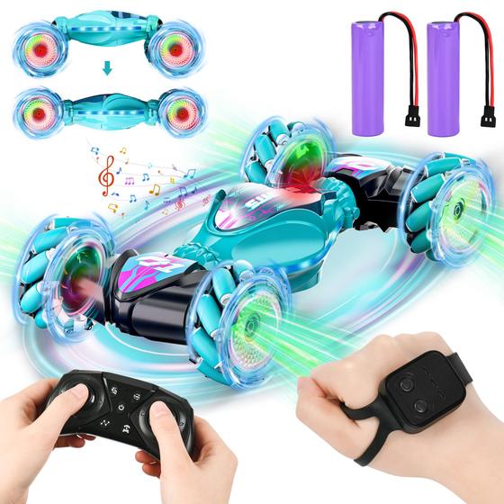 Imagem de Carro de Acrobacias RC CANKETEC - Sensor de Gestos 360° com Rotação 4WD 2.4G