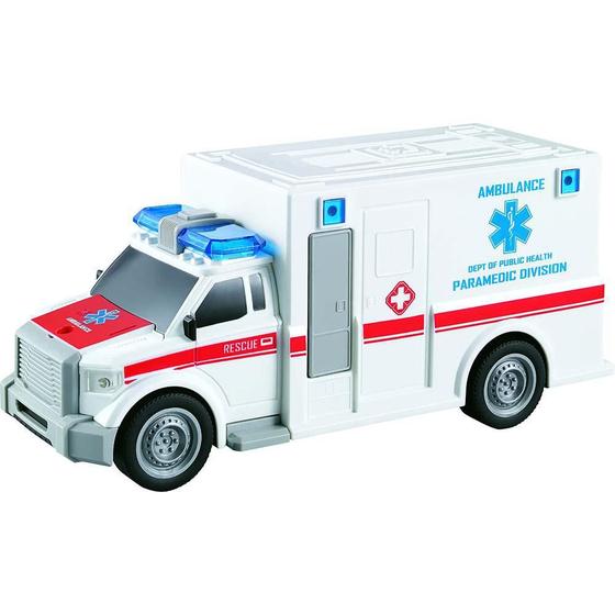 Imagem de Carro De Ambulância Com Luz E Som 1:20