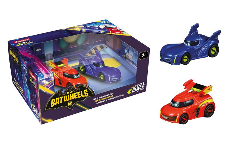 Imagem de Carro de Brinquedo Carrera Pull & Speed Batwheels - Para Crianças Acima de 3 Anos