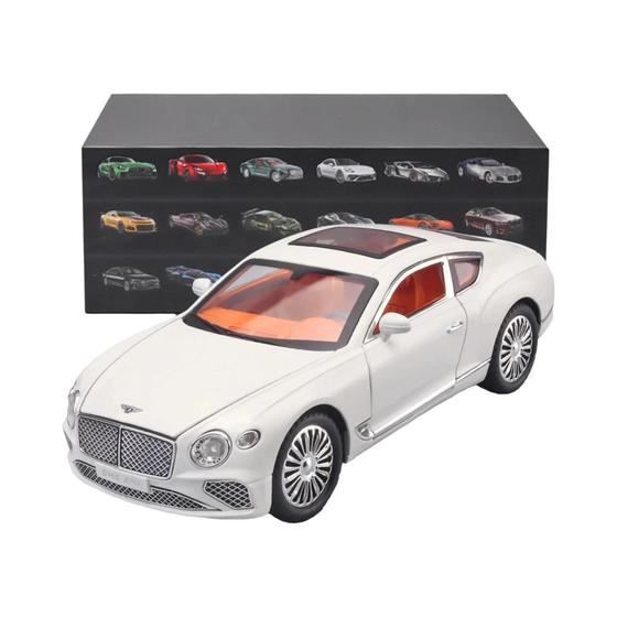 Imagem de Carro de Brinquedo Diecast Continental GT Preto - Escala 1:24 - Colecionável