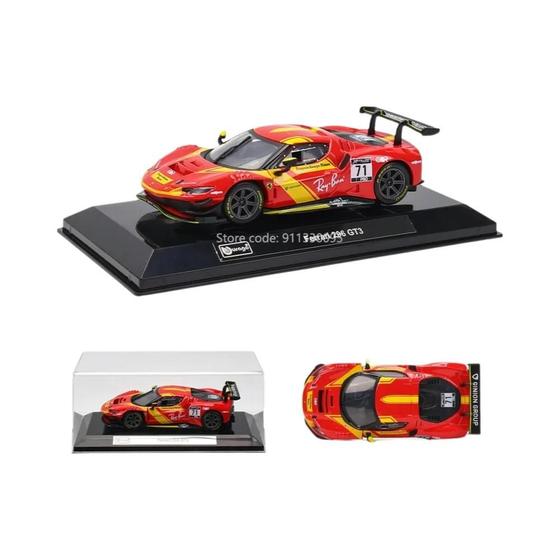 Imagem de Carro de Brinquedo Ferrari 499P Le Mans 2022 - Escala 1:43 - Bburago