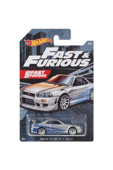 Imagem de Carro de Brinquedo Hot Wheels 2017 - Nissan Skyline GT-R R34 (Velozes e Furiosos)