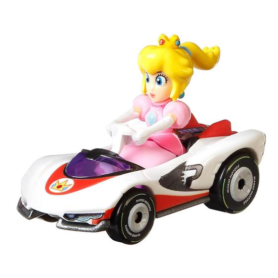 Imagem de Carro de brinquedo Hot Wheels GJH58 Hotwheels Mario Kart Peach P-Wing