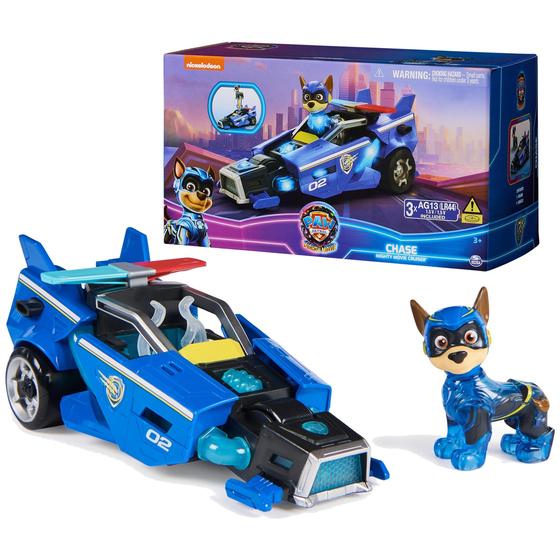 Imagem de Carro de Brinquedo Patrulha Canina Chase Mighty Pups - Com Luzes e Sons