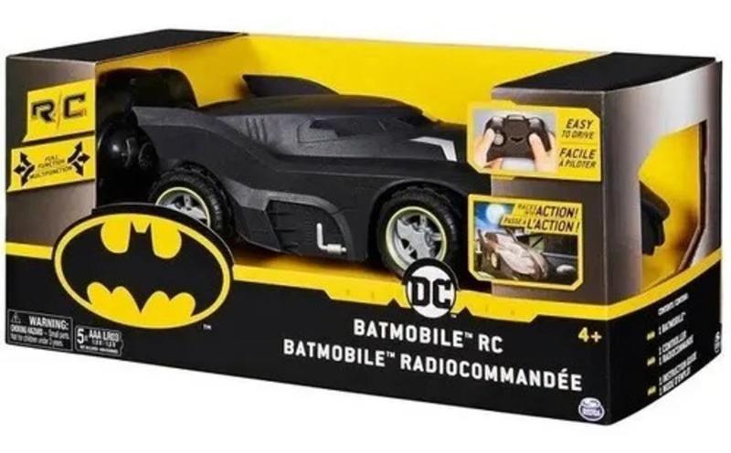 Imagem de Carro De Controle Remoto Dc Comics Batmóvel Sunny 2196