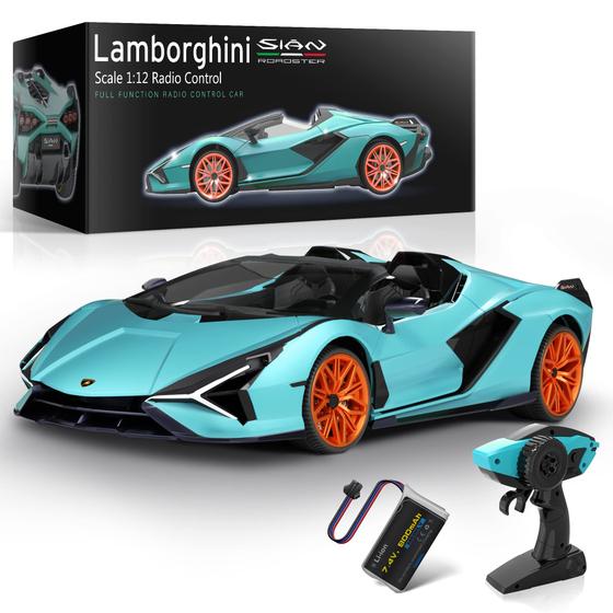 Imagem de Carro de Controle Remoto MIEBELY Lamborghini Sián Roadster 1:12