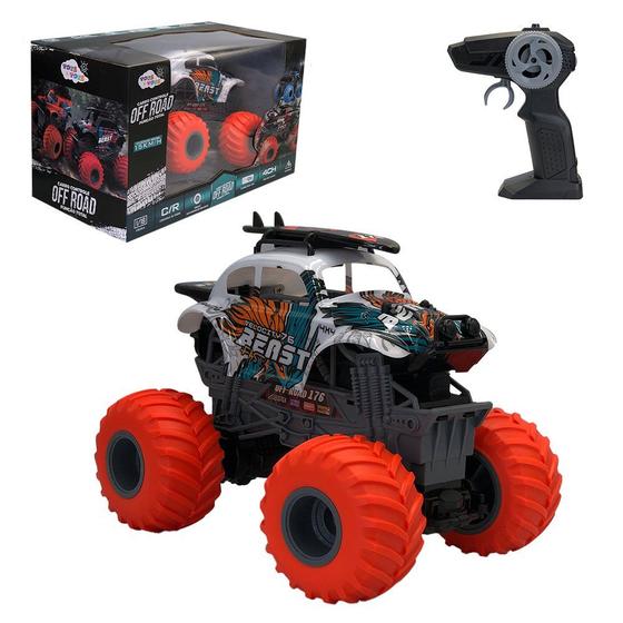 Imagem de Carro de Controle Remoto Off Road Função Total de Brinquedo Branco Beast