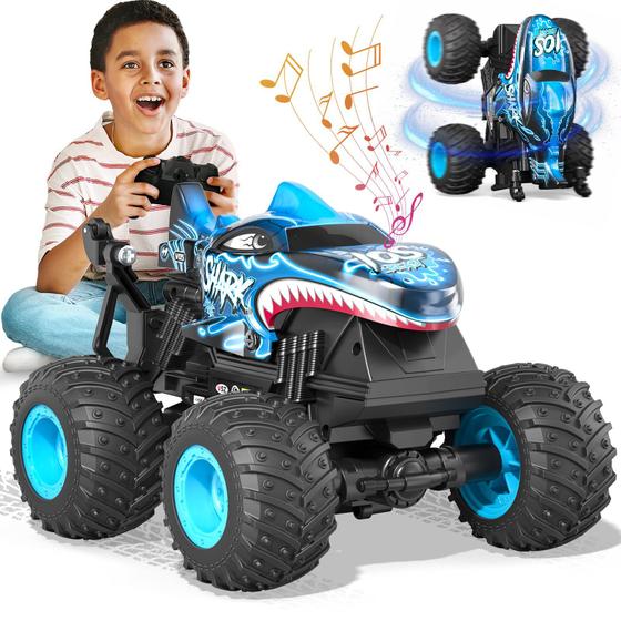 Imagem de Carro de controle remoto Sunrad RC Monster Truck para crianças e meninos