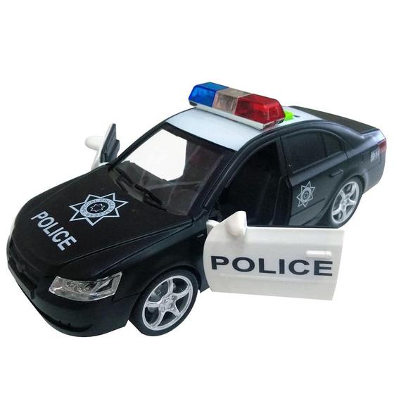 Imagem de Carro de Policia com luz e sirene -  Shiny Toys