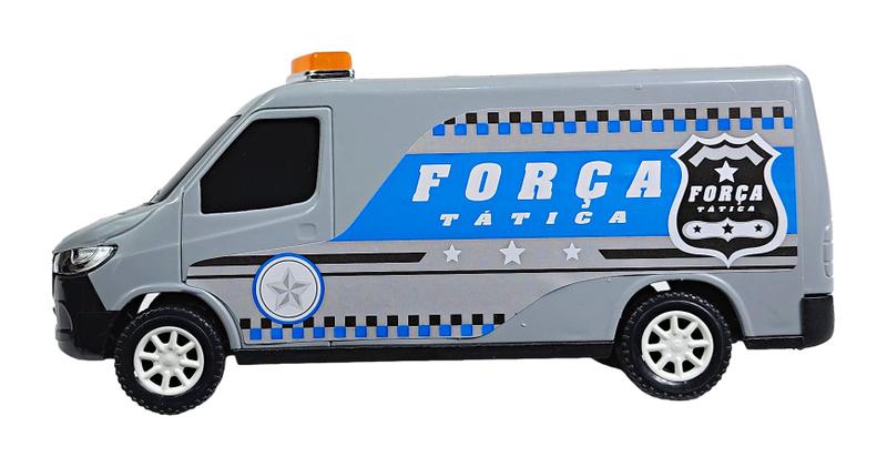 Imagem de Carro De Resgate Força Tatica Briquendo Van Furgão 22Cms