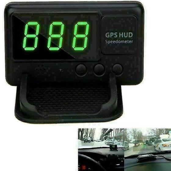 Imagem de Carro Digital GPS Velocímetro Auto HUD Overseed Advertense Hea