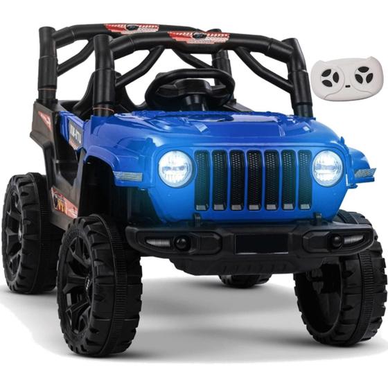 Carro Eletrico Bang Toys Jeep Rubicon UTV MX 12V Controle Azul Menor preço em Carro Eletrico Bang Toys Jeep Rubicon UTV MX 12V Controle Azul