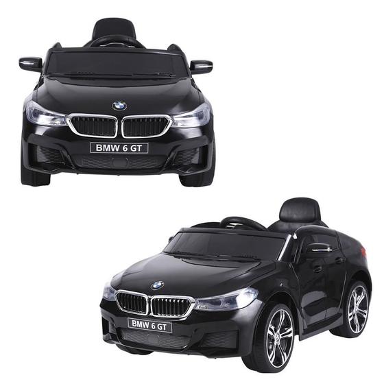 Imagem de Carro Elétrico Infantil Bmw 6 Gt 12V Com Controle Cor Preto