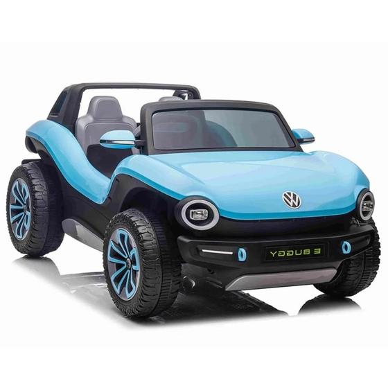 Carro eletrico infantil e-buggy volkswagen 2 lugares 12v azul - belfix ...