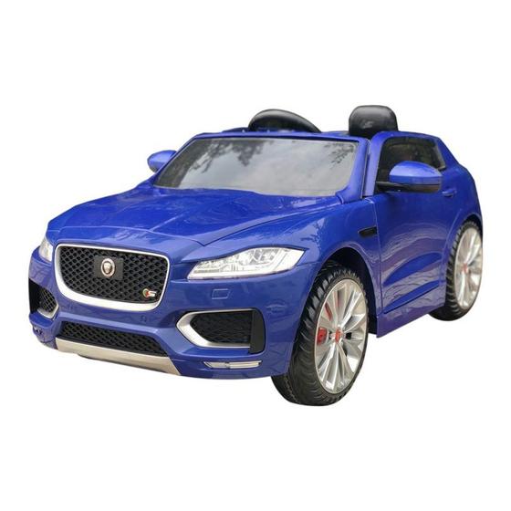 Imagem de Carro eletrico jaguar f-pace 12v azul - belfix