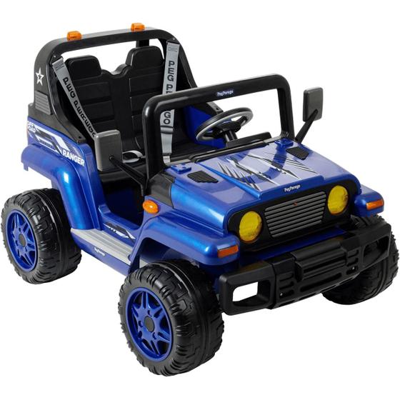 Imagem de Carro Eletrico Jipe Peg Perego Ranger 538 Off Road 12v Azul