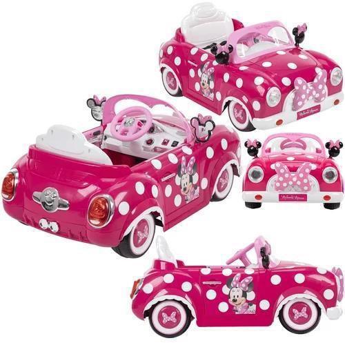 Imagem de Carro Elétrico Minnie Mouse Infantil De Passeio Zippy Toys