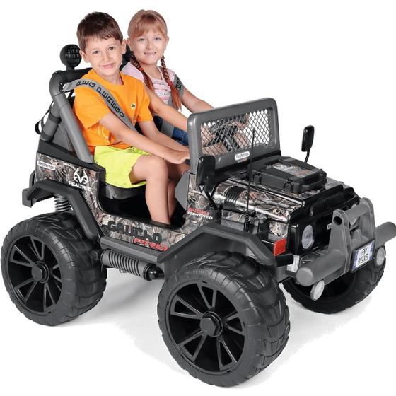 Imagem de Carro Eletrico Peg Perego Gaucho PRO Realtree 24V 2 Lugares 100Kg