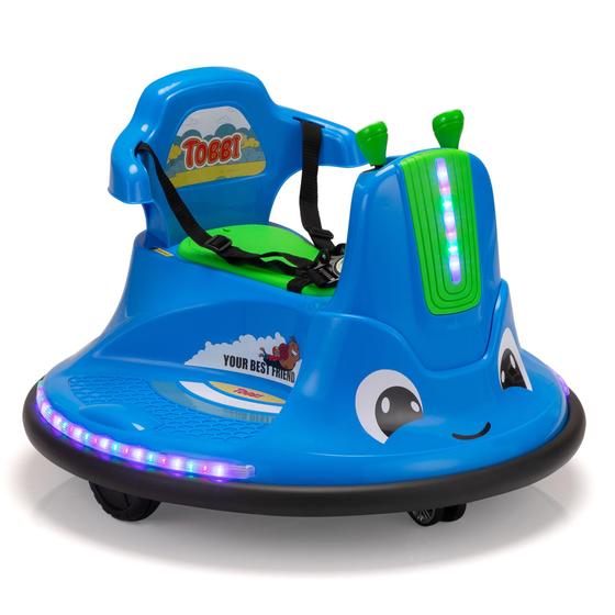 Imagem de Carro elétrico Ride On Toy TOBBI Snail Baby Bumper Car 12V com Remo