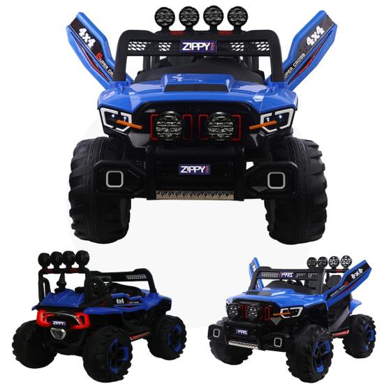 Carro Elétrico Super Cross 4x4 Jipe 12v Controle Remoto Menor preço em Carro Elétrico Super Cross 4x4 Jipe 12v Controle Remoto