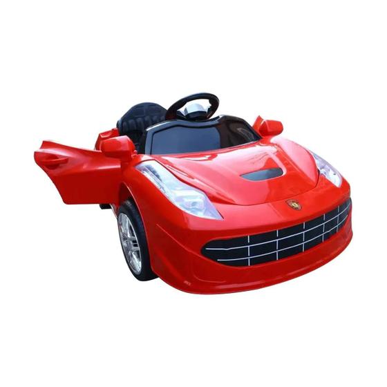 Imagem de Carro Eletrico Vermelho Controle Remoto 12V - Shiny Toys