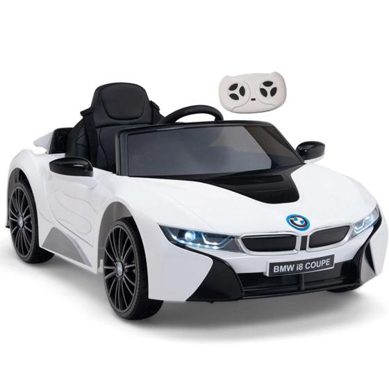 Imagem de Carro Eletrico Zippy Toys BMW i8 Coupe 12V com Controle Branco