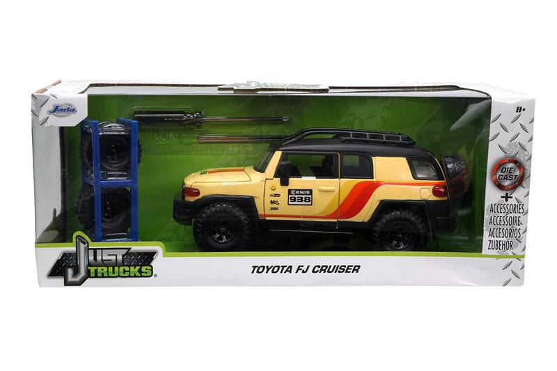 Imagem de Carro fundido sob pressão Jada Toys Just Trucks 1:24 Toyota FJ Cruiser Amarelo