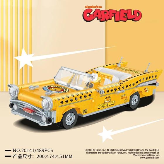 Imagem de Carro Garfield para montar - 489 peças