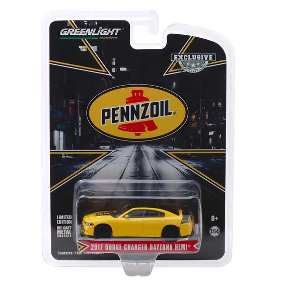 Imagem de Carro Greenlight Hobby Exclusive - Dodge Charger Daytona Hemi 2017 Pennzoil - Escala 1/64